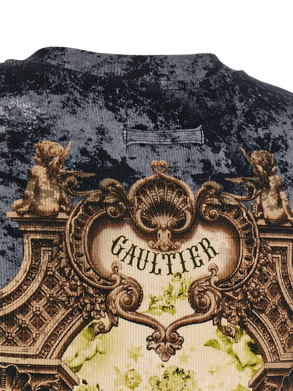 Jean Paul Gaultier 'the Blue Médaillon' T-shirt In Multi