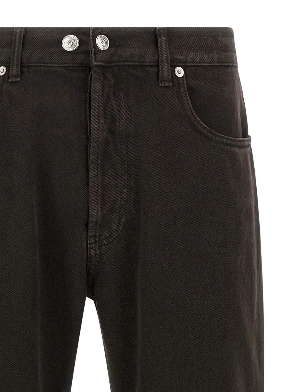 Department Five Musso Used-effect Cotton Jeans In Black