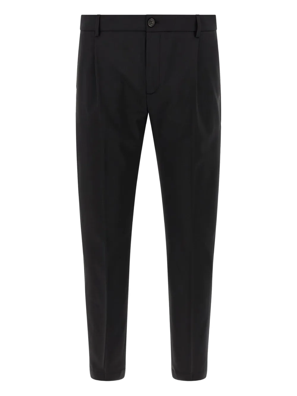 Department 5 pleated wool-blend trousers Zwart