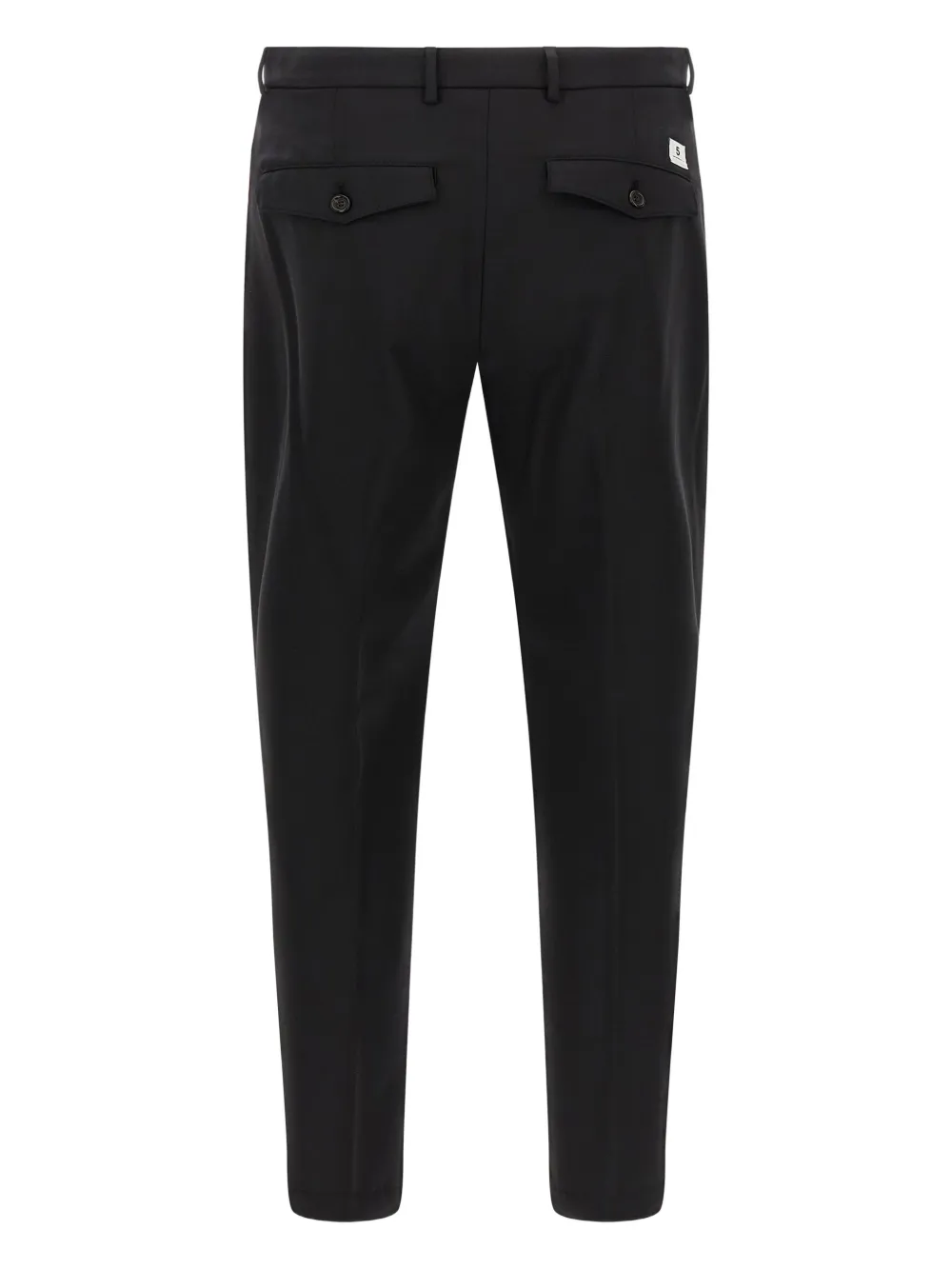 Department Five Pleated Wool-blend Trousers In Black
