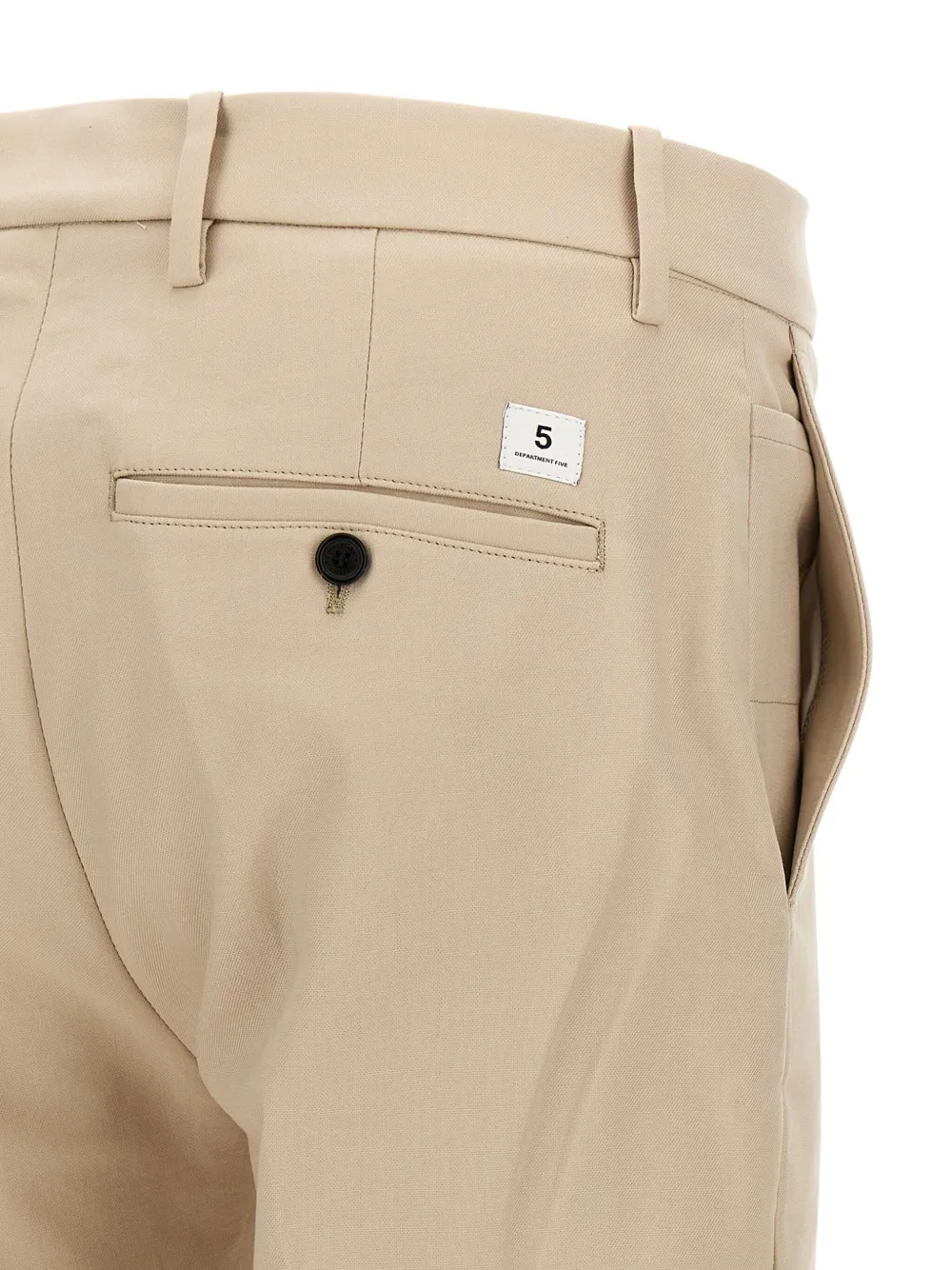 Department 5 pressed turn-up trousers Beige