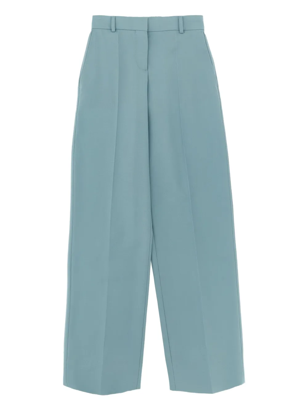Stella McCartney pleated wool trousers - ブルー Stella McCartney pleated wool trousers - ブルー