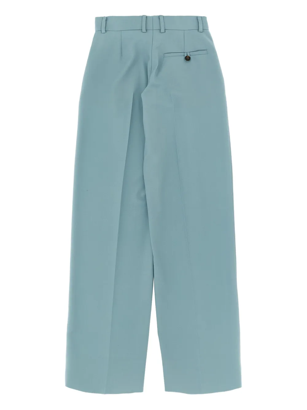 Stella McCartney pleated wool trousers - Blauw