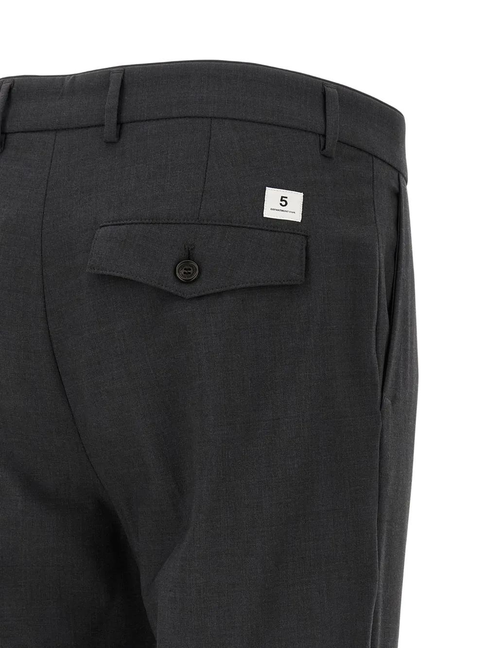 Department 5 pleated-wool trousers Grijs