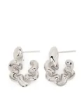 Maria Black medium Coil hoop earrings - Silver