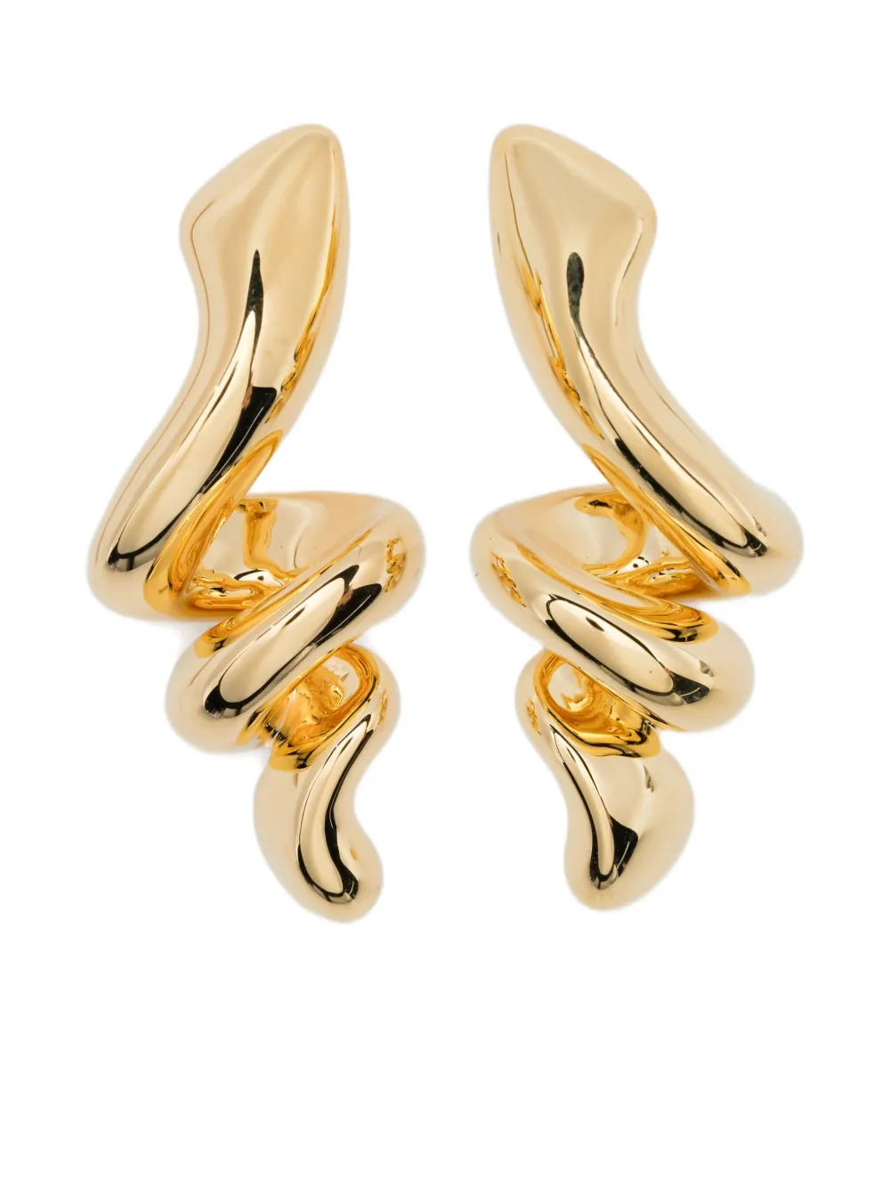 Maria Black spiral earrings | Gold | Image 1