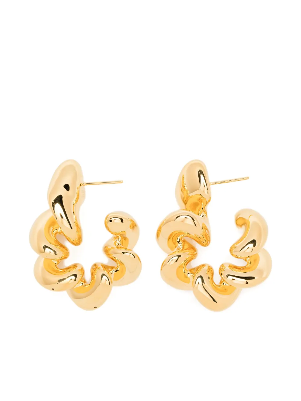 Maria Black spiral earrings | Gold | Image 1