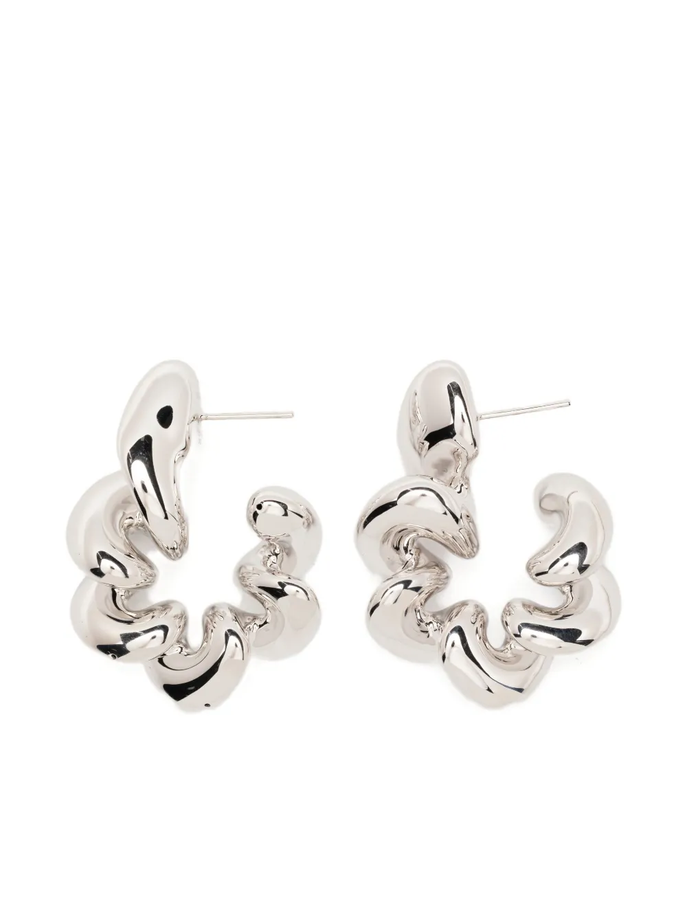 Maria Black spiral earrings - シルバートーン Maria Black spiral earrings - シルバートーン