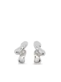 Maria Black Coil Whirl stud earrings - Silver