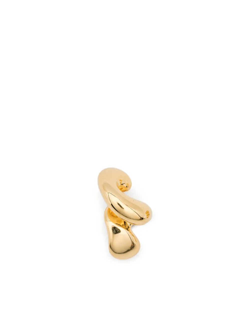  Maria Black Whirl Earrings - Gold 