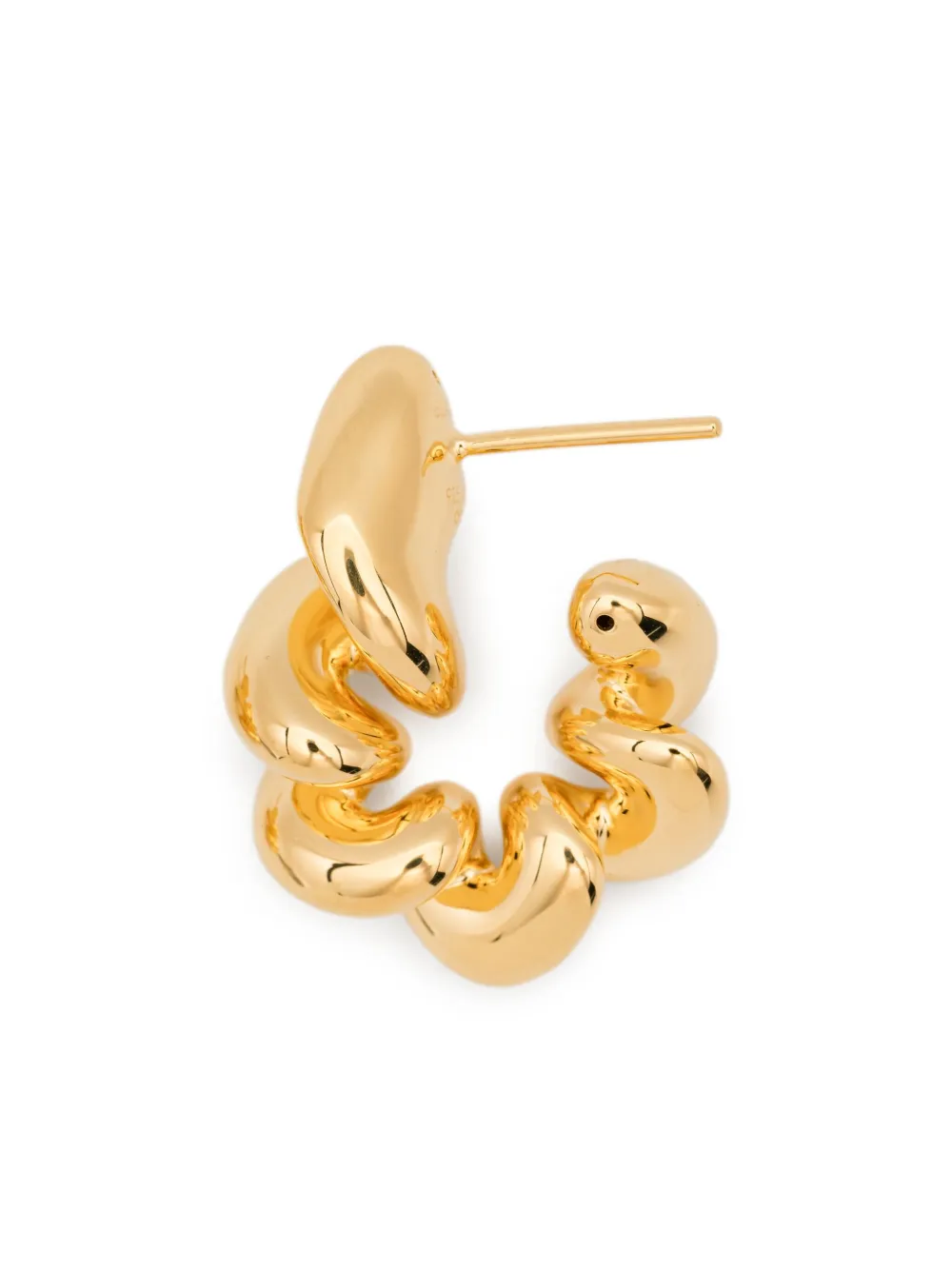Medium Coil Hoop Earrings
