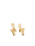Maria Black curl stud earrings - Gold