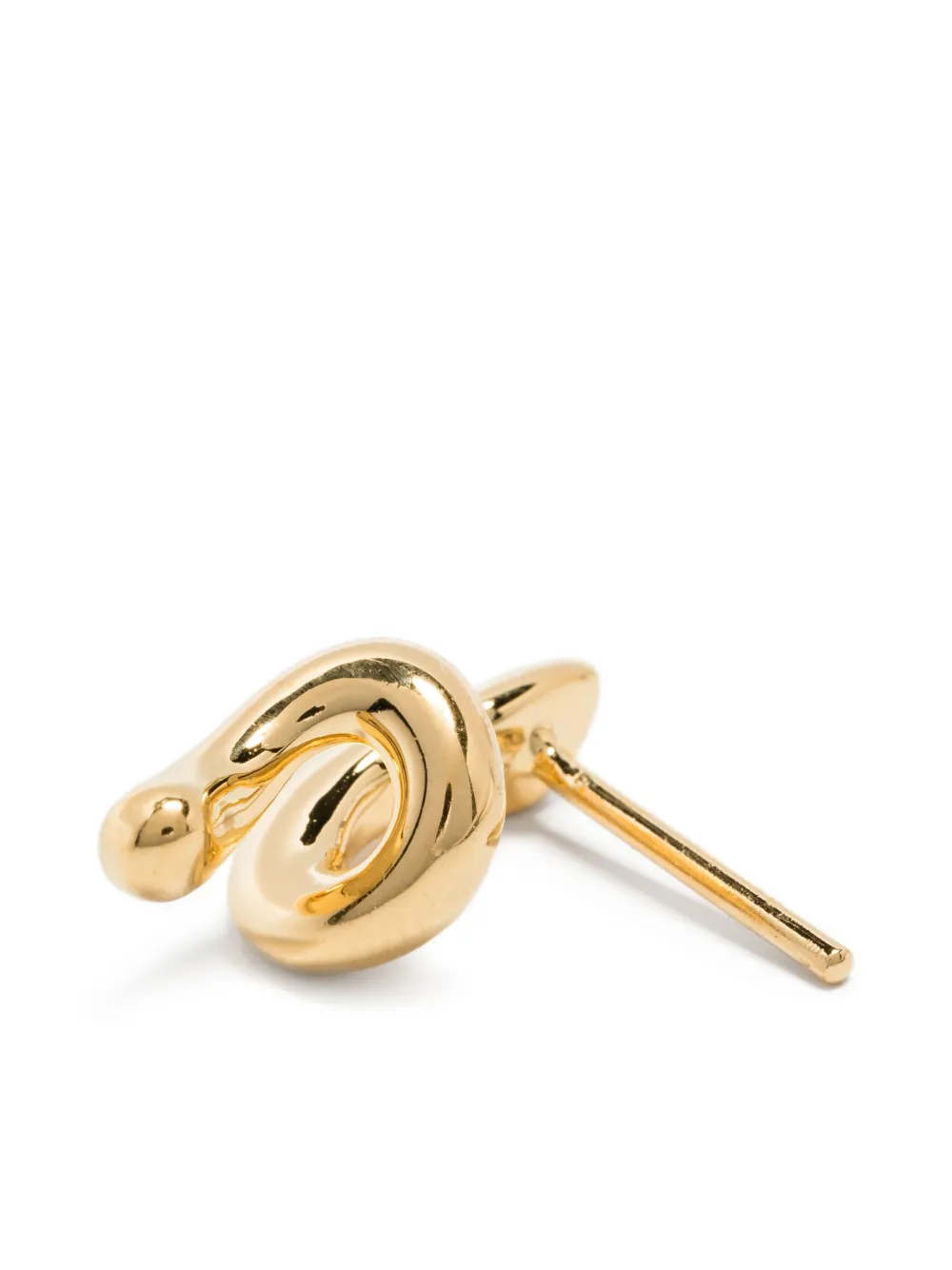 Maria Black curl stud earrings - Goud