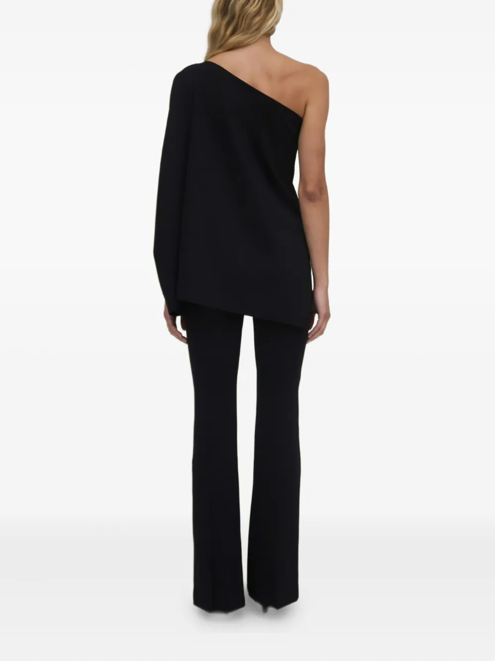 Rosetta Getty One-shoulder Top In Black