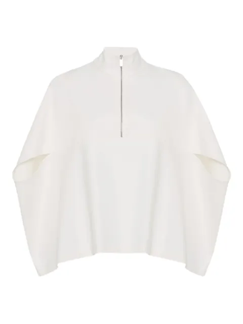 Rosetta Getty zip-up cocoon top