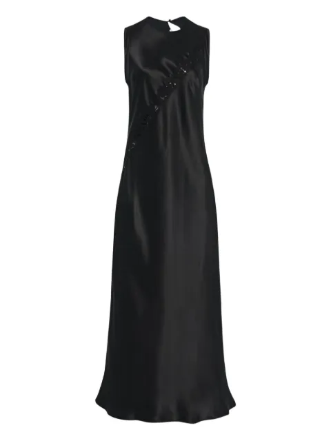 Rosetta Getty vestido con paneles de encaje