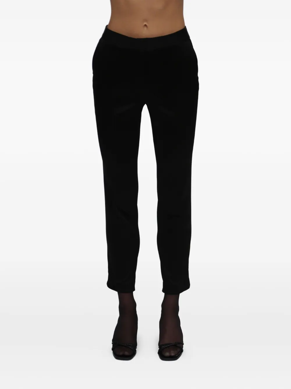 Rosetta Getty Cropped Trousers In Black