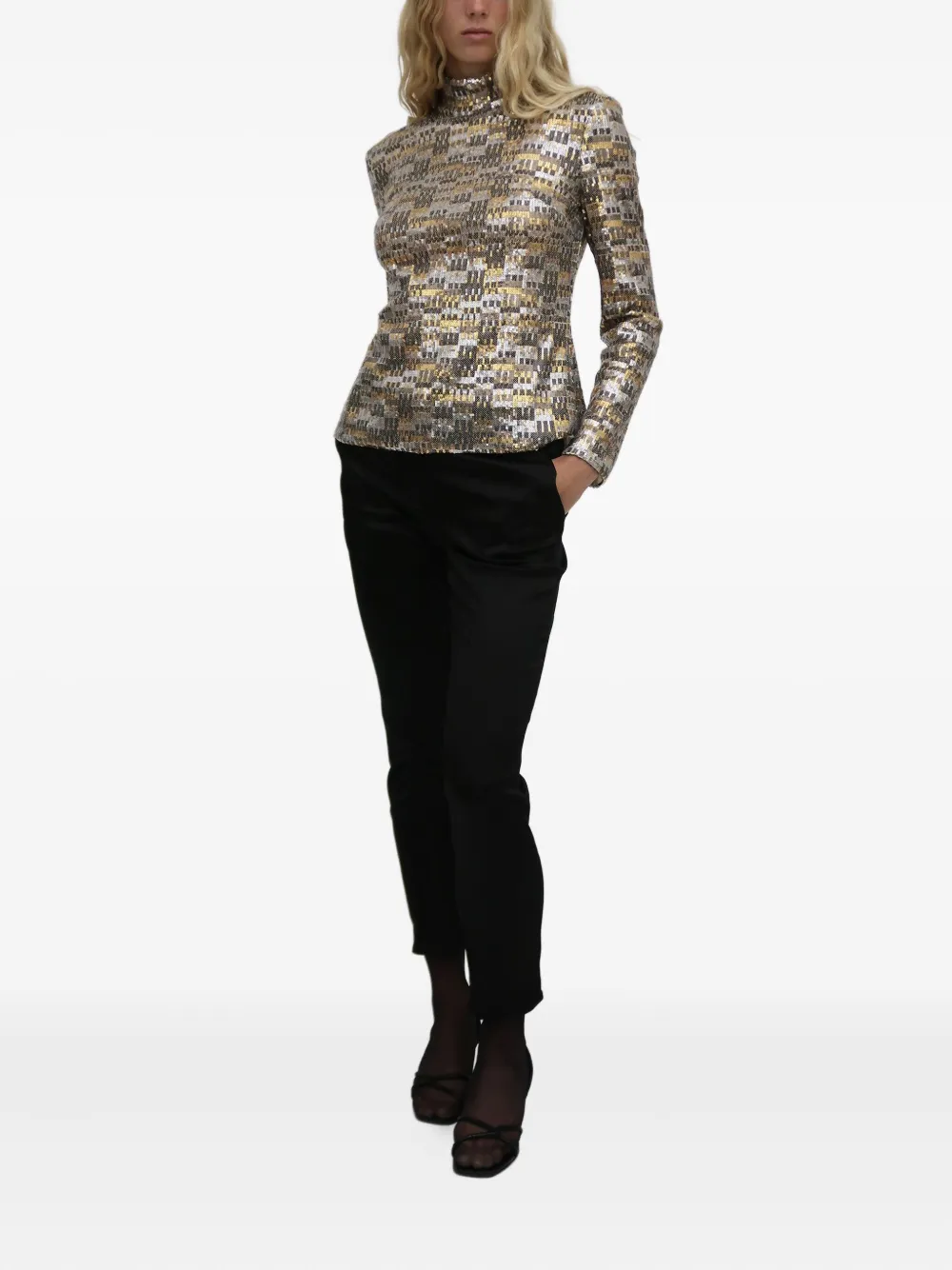 Rosetta Getty Cropped Trousers In Black