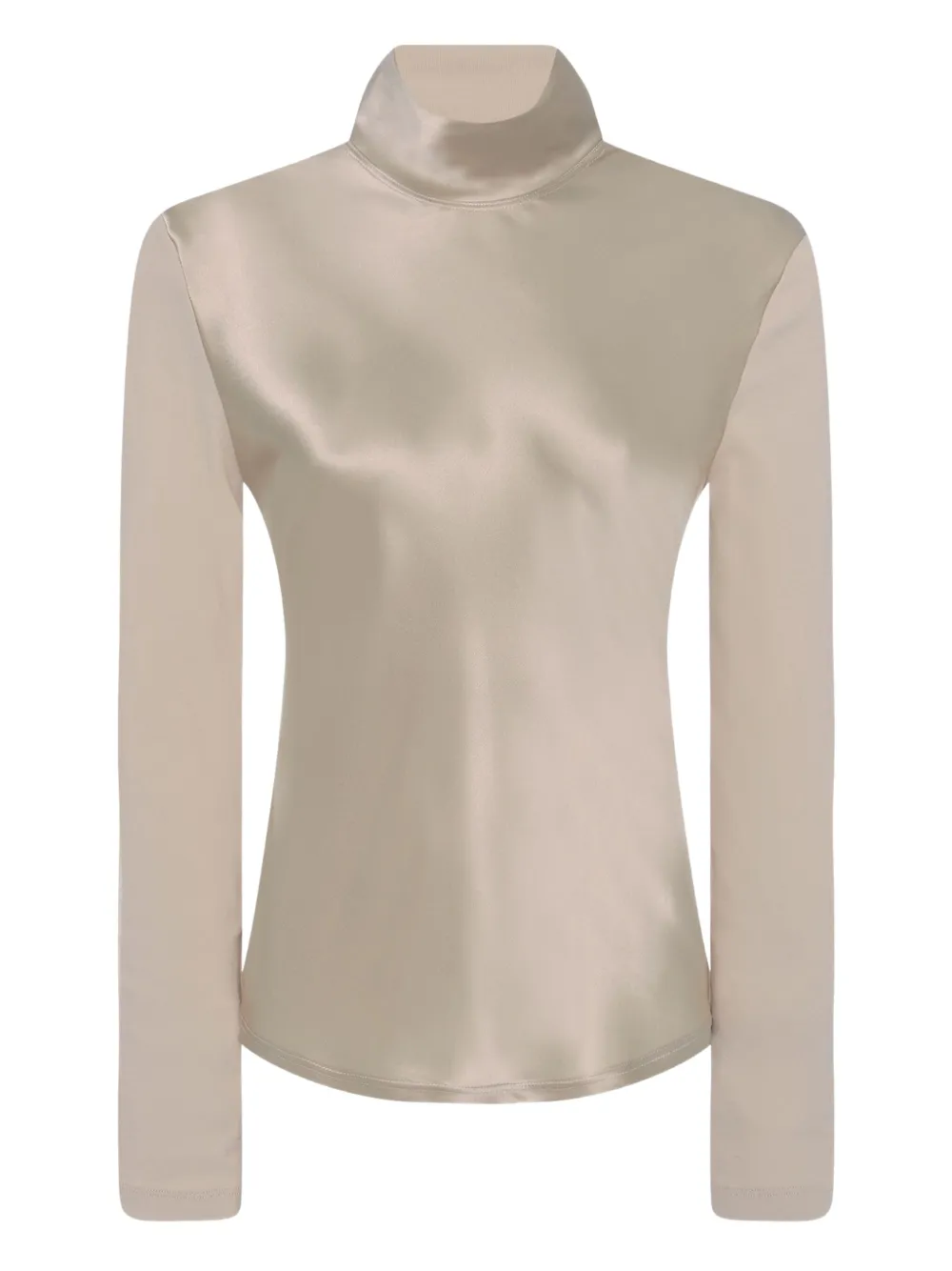 Rosetta Getty Turtleneck Combo T-shirt In Pink