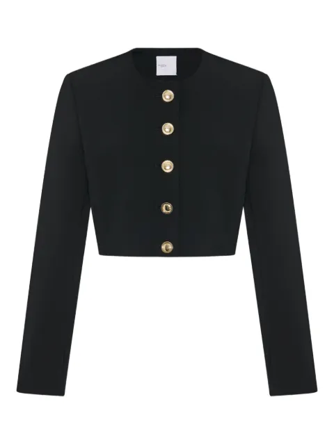 Rosetta Getty cropped button-front jacket