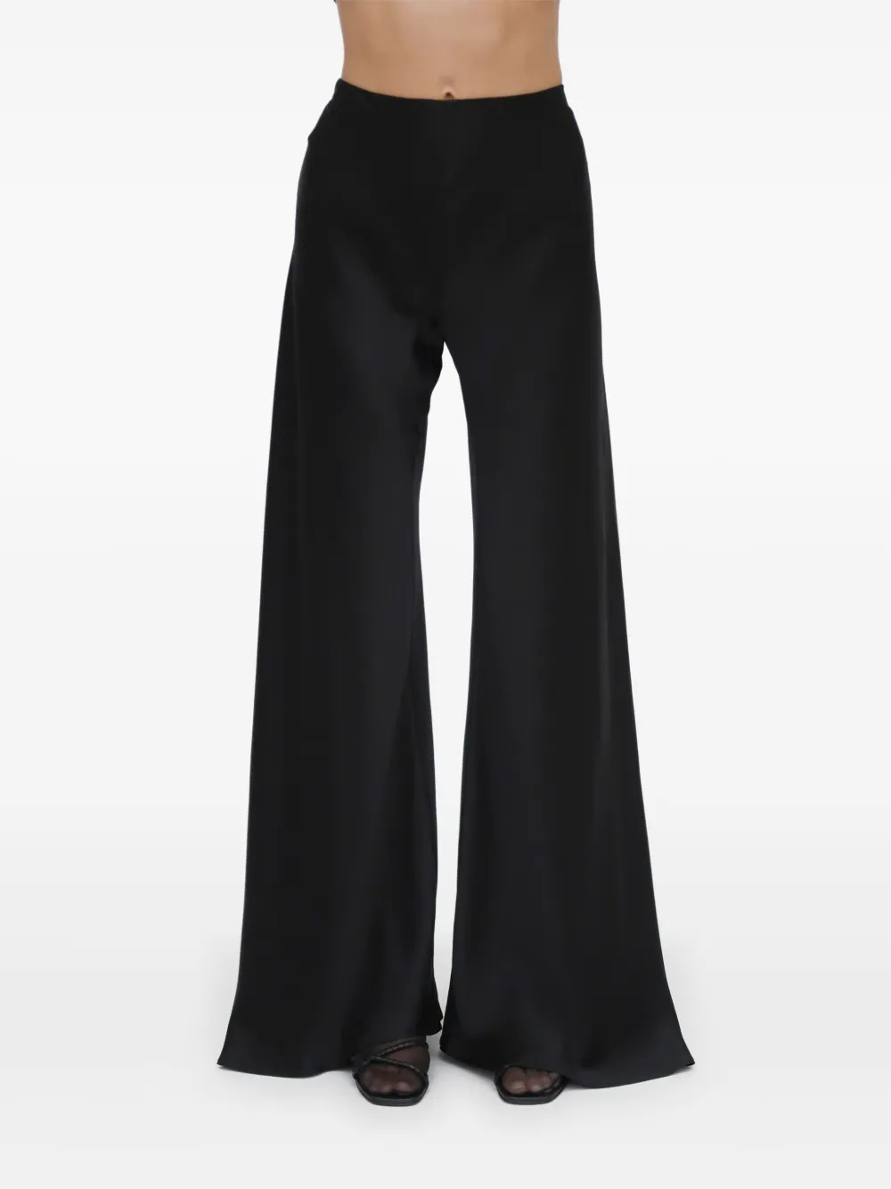 Rosetta Getty wide-leg trousers - Zwart