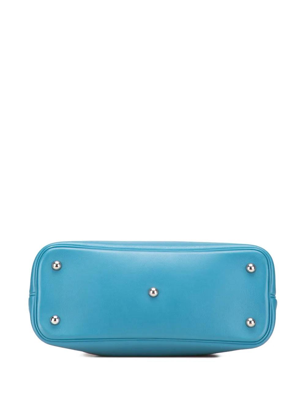 Pre-owned Hermes 2006 Swift Bolide 1923 30 Handbag In Blue