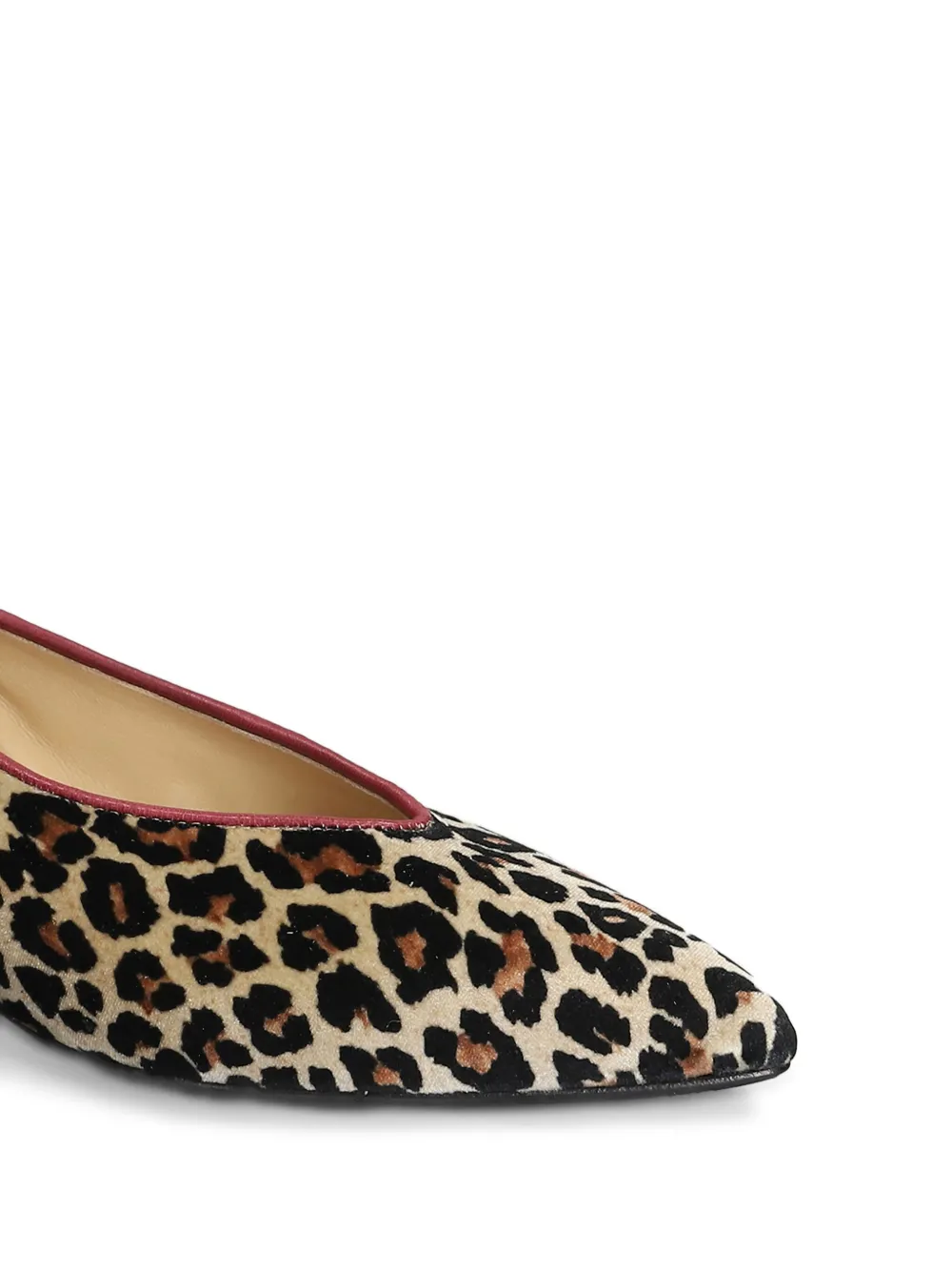 L Arianna Pumps met dierenprint Bruin