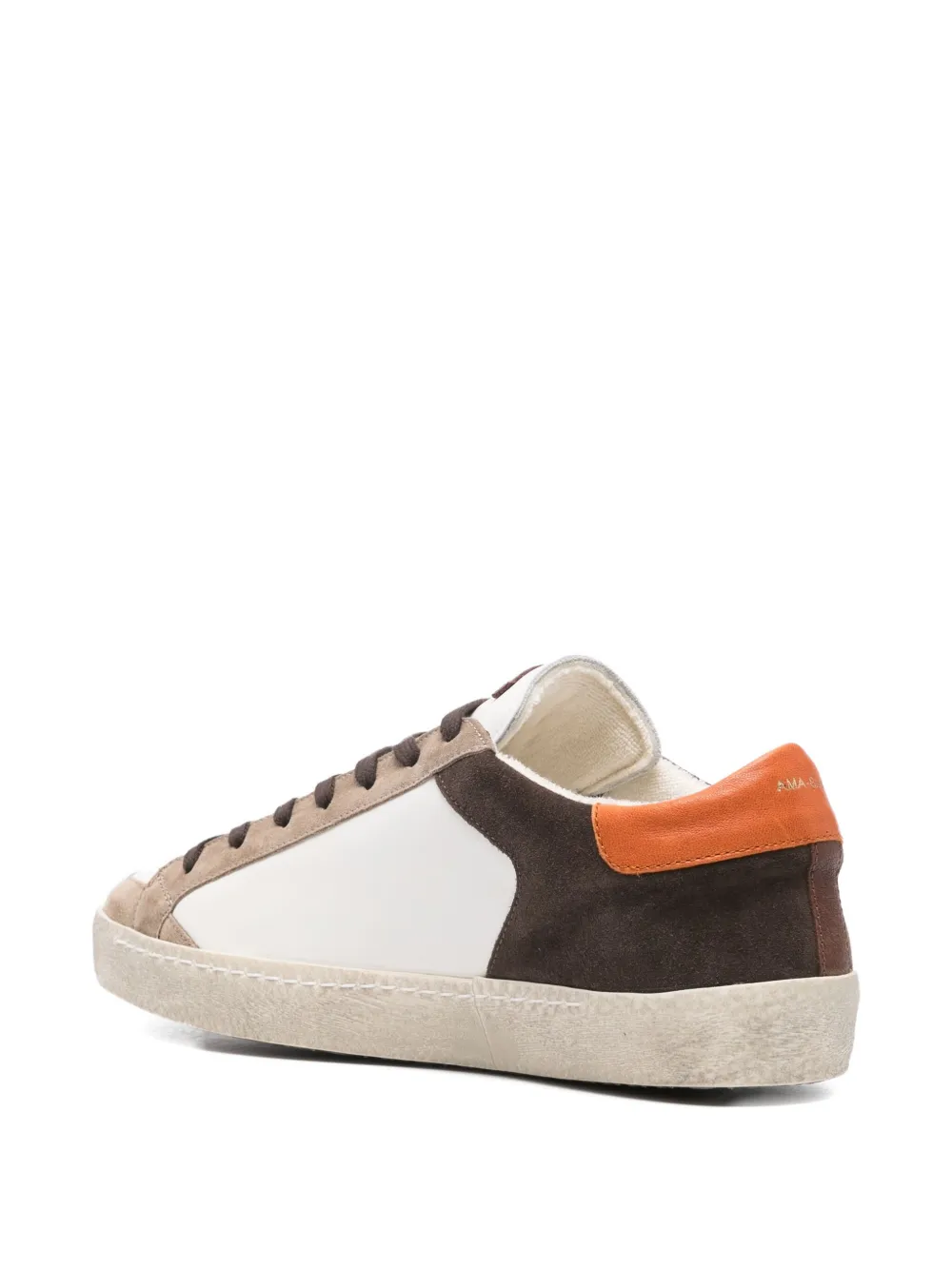 Ama Brand suede sneakers White