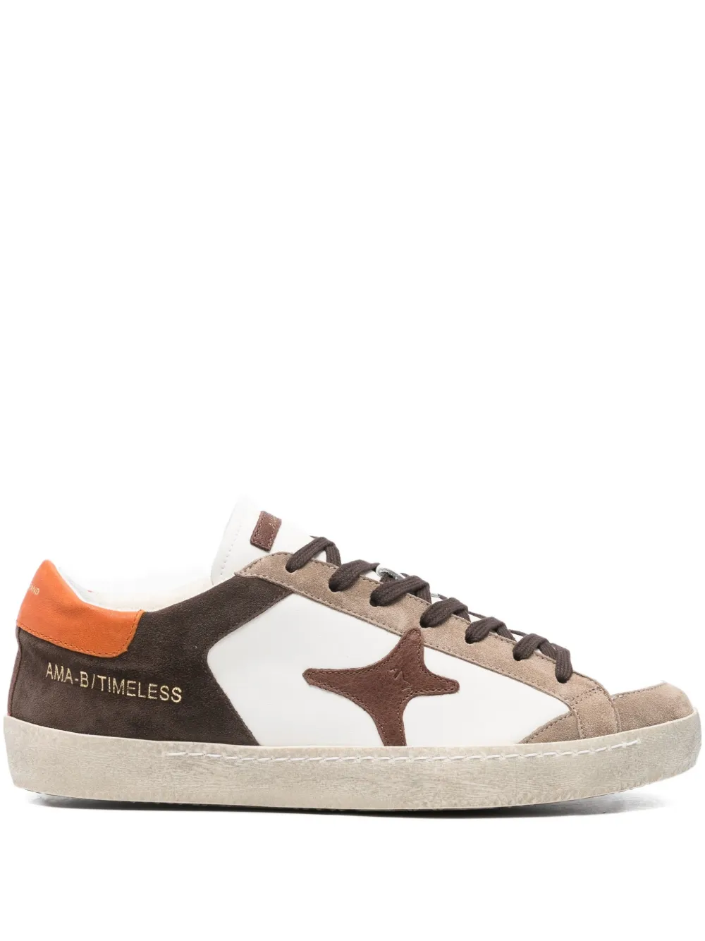 Ama Brand suede sneakers White