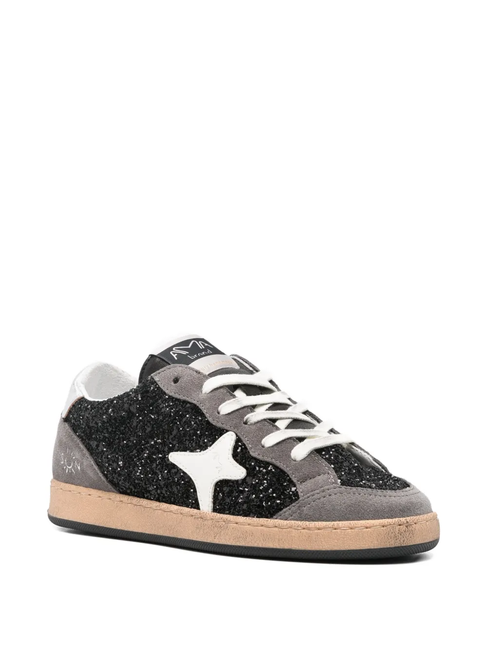 Ama Brand glitter-embellished sneakers - Grijs