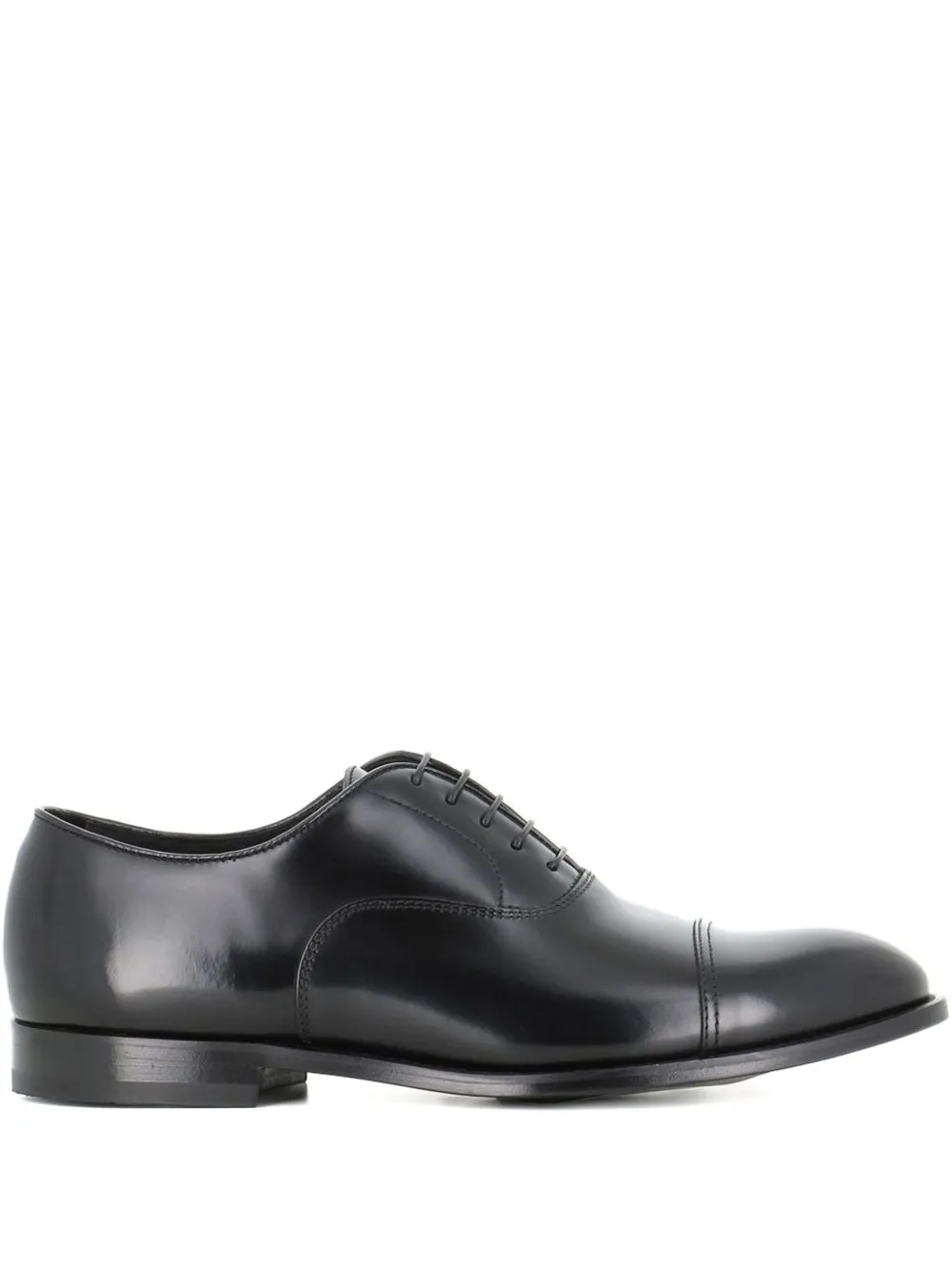 Doucal's lace-up leather shoes Black