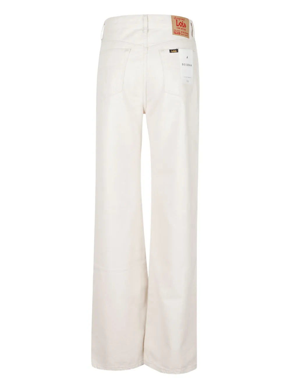 Iois front-patch pocket jeans - Wit