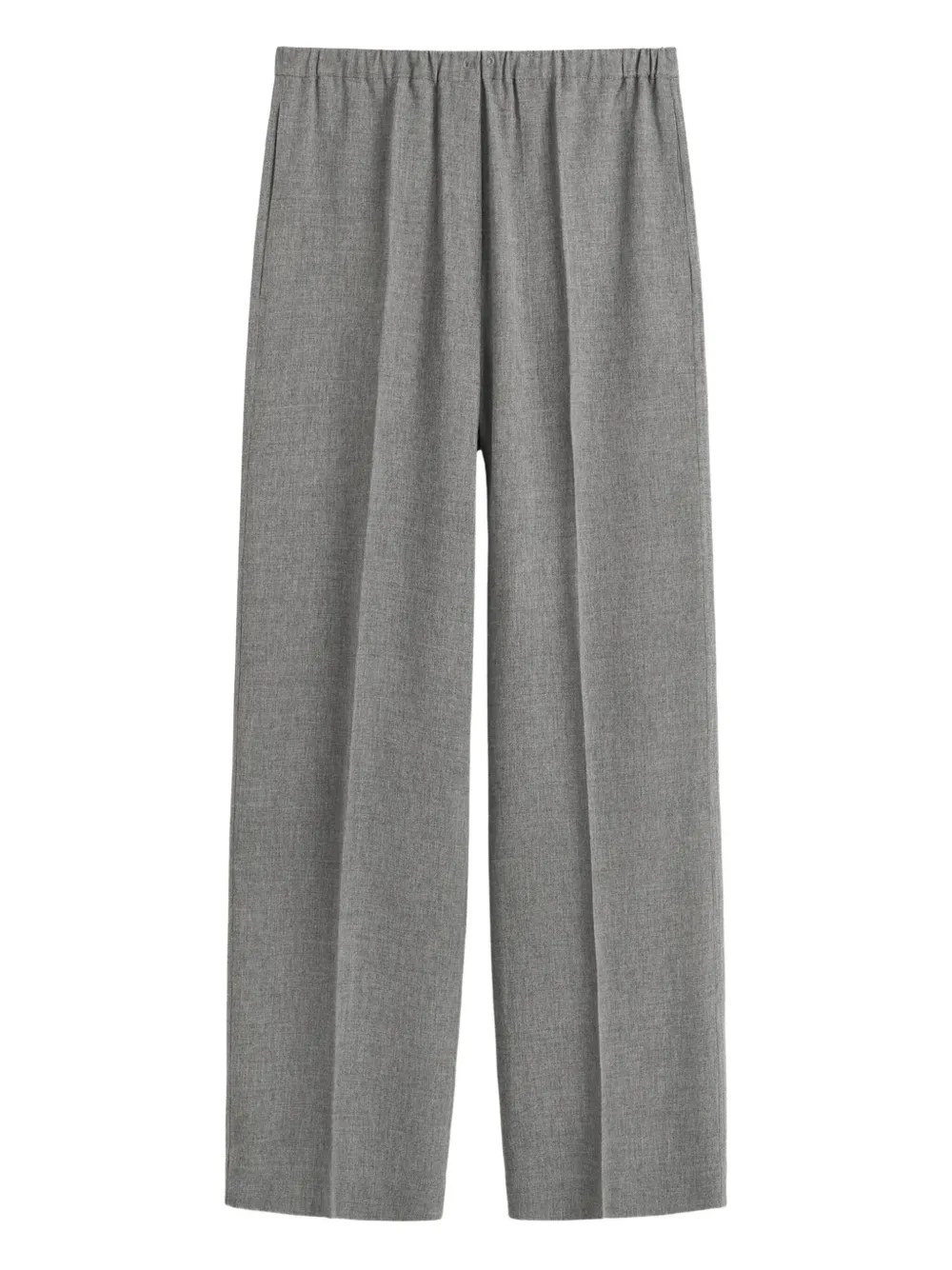 TOTEME drawstring wool trousers | Grey | Image 1