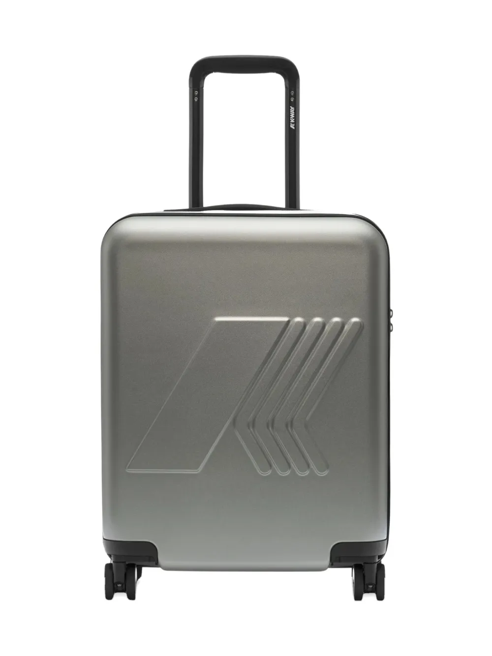K-Way Eudoxie striped suitcase | Grey | Image 1