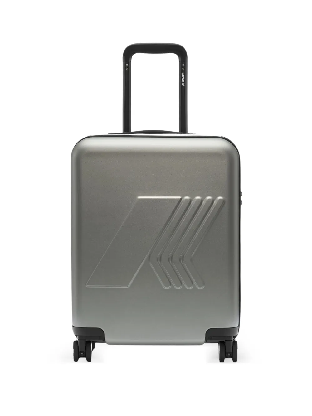 K-Way Eudoxie striped suitcase | Grey | Image 1