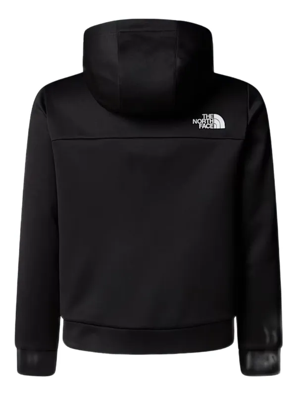 The North Face Kids Logo zip-up Hoodie | Black | FARFETCH