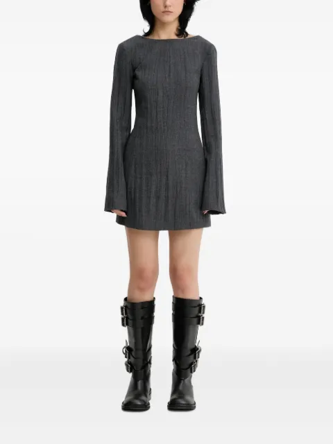 OUR LEGACY vestido corto manga larga