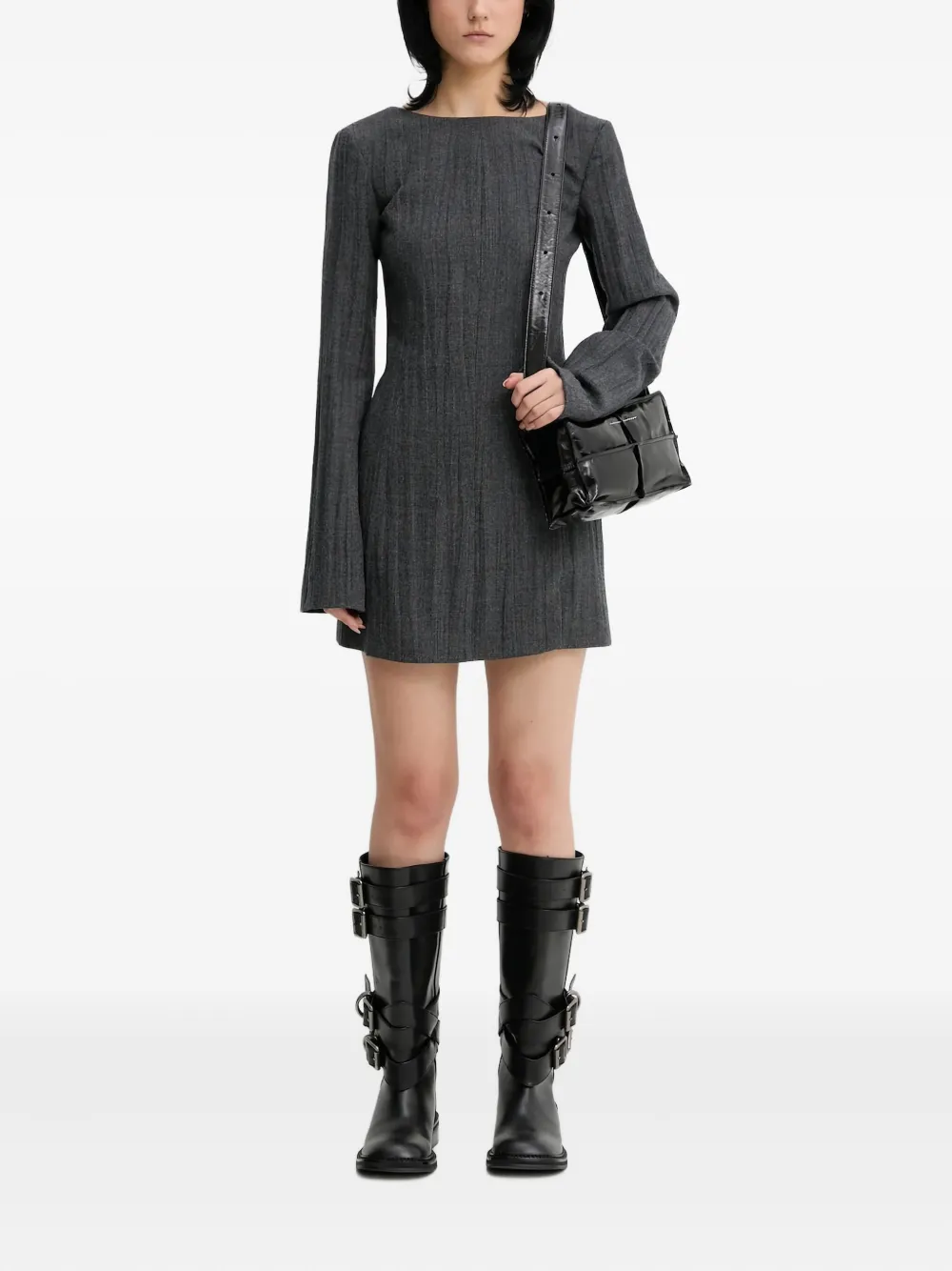 OUR LEGACY Mini-jurk met lange mouwen - Grijs