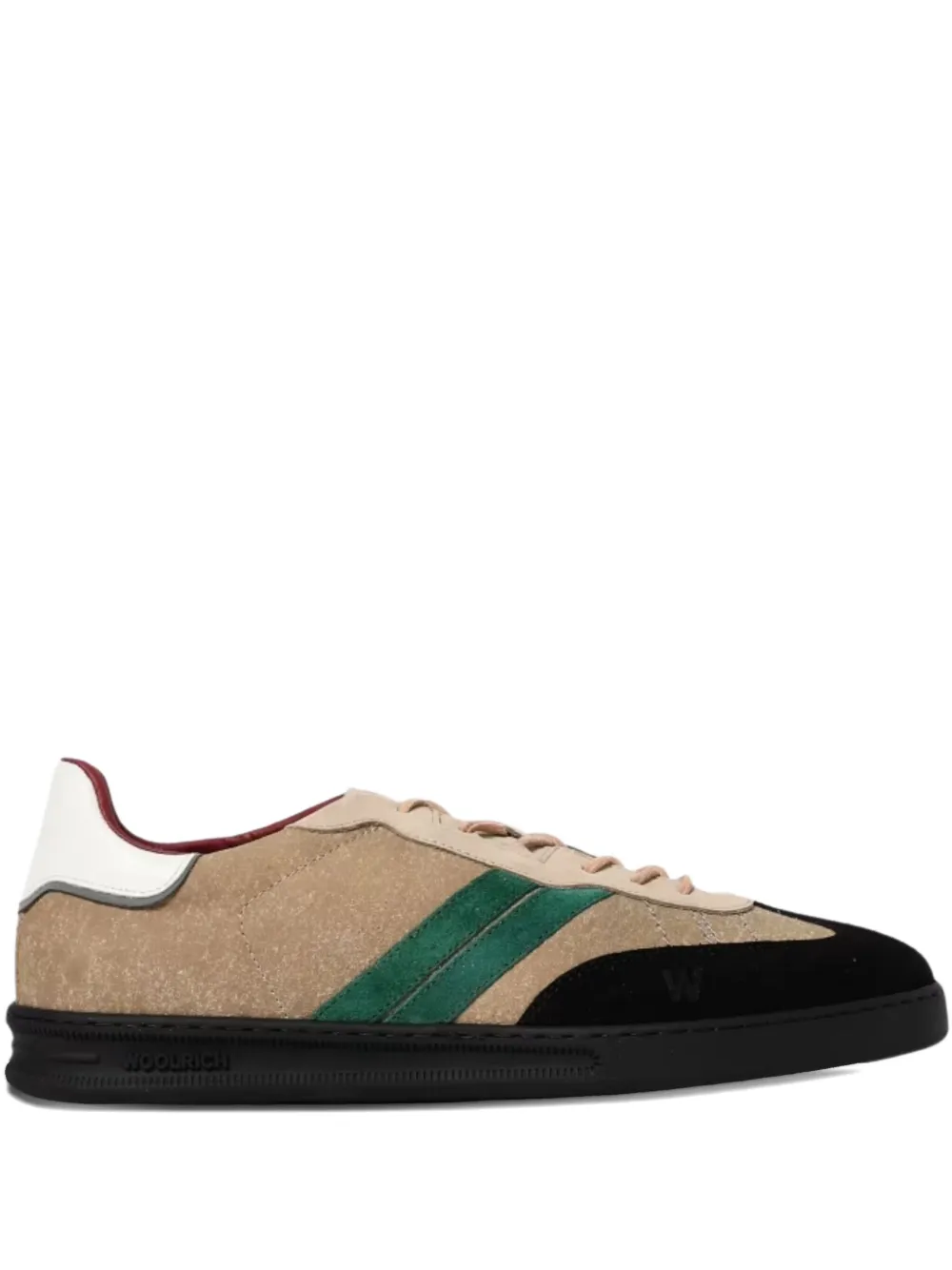 Woolrich baskets Doubleu Tennis en daim | tons neutres | Image 1