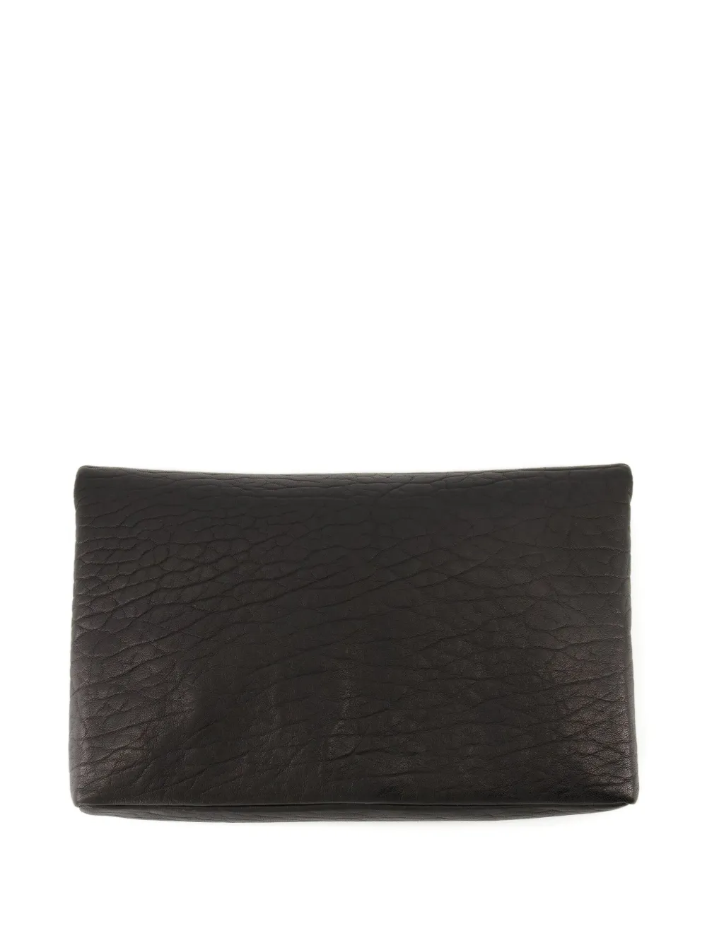 Saint Laurent large Cassandre envelope clutch bag - Zwart