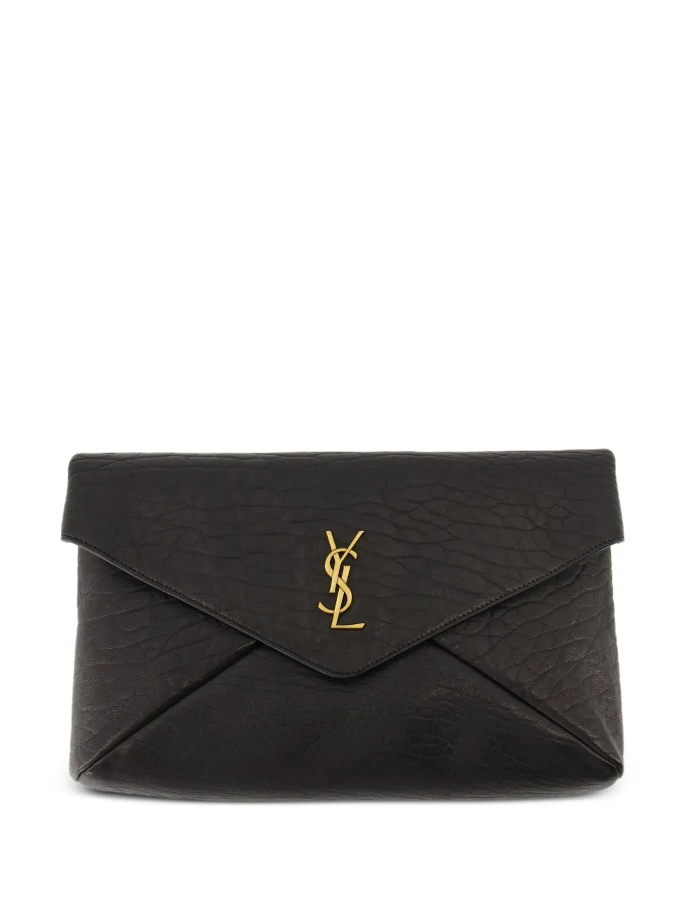 Saint Laurent Cassandre 信封式大号手拿包 | 黑色 | Image 1