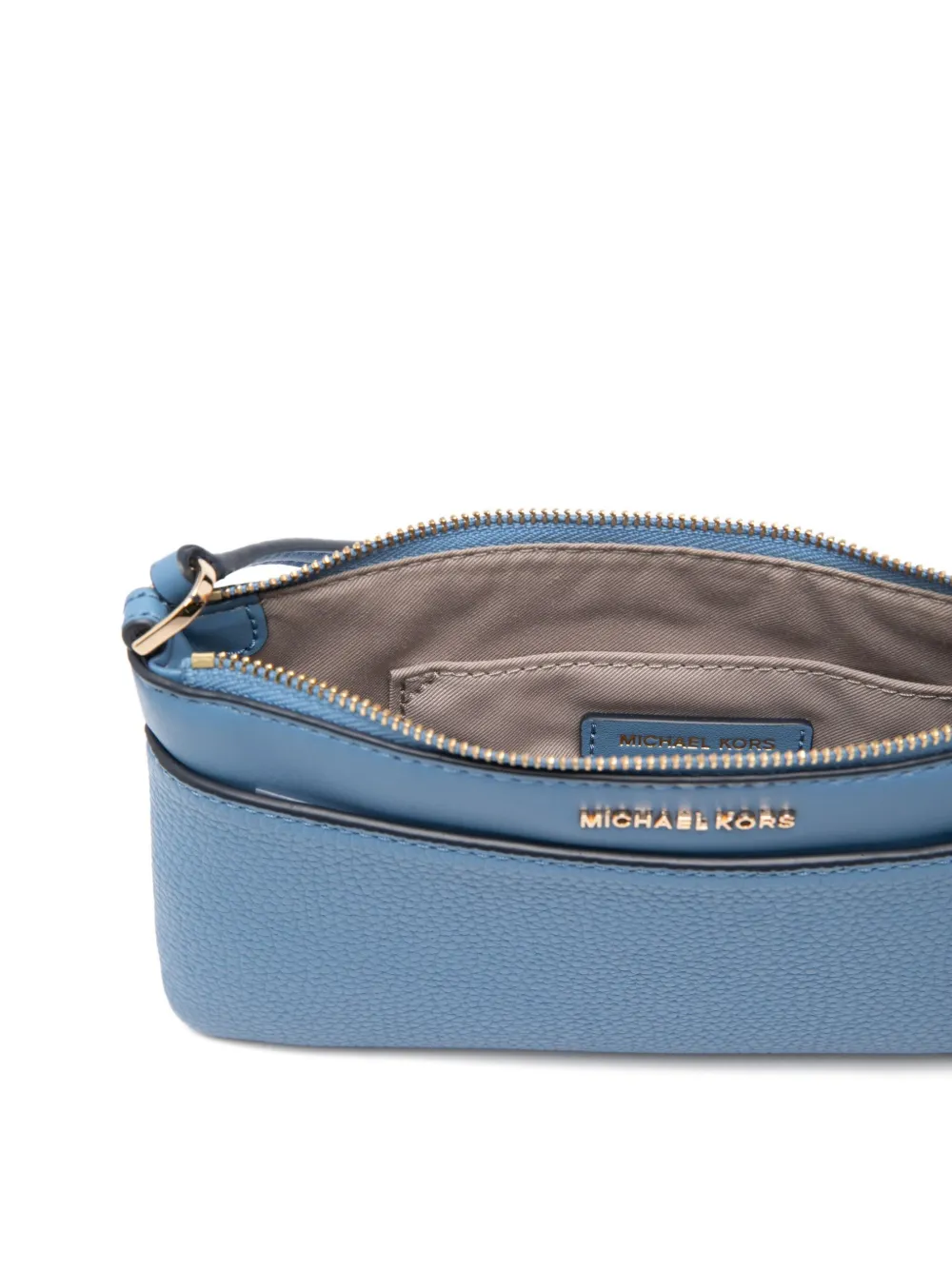 Michael Kors Clutch met rits Blauw