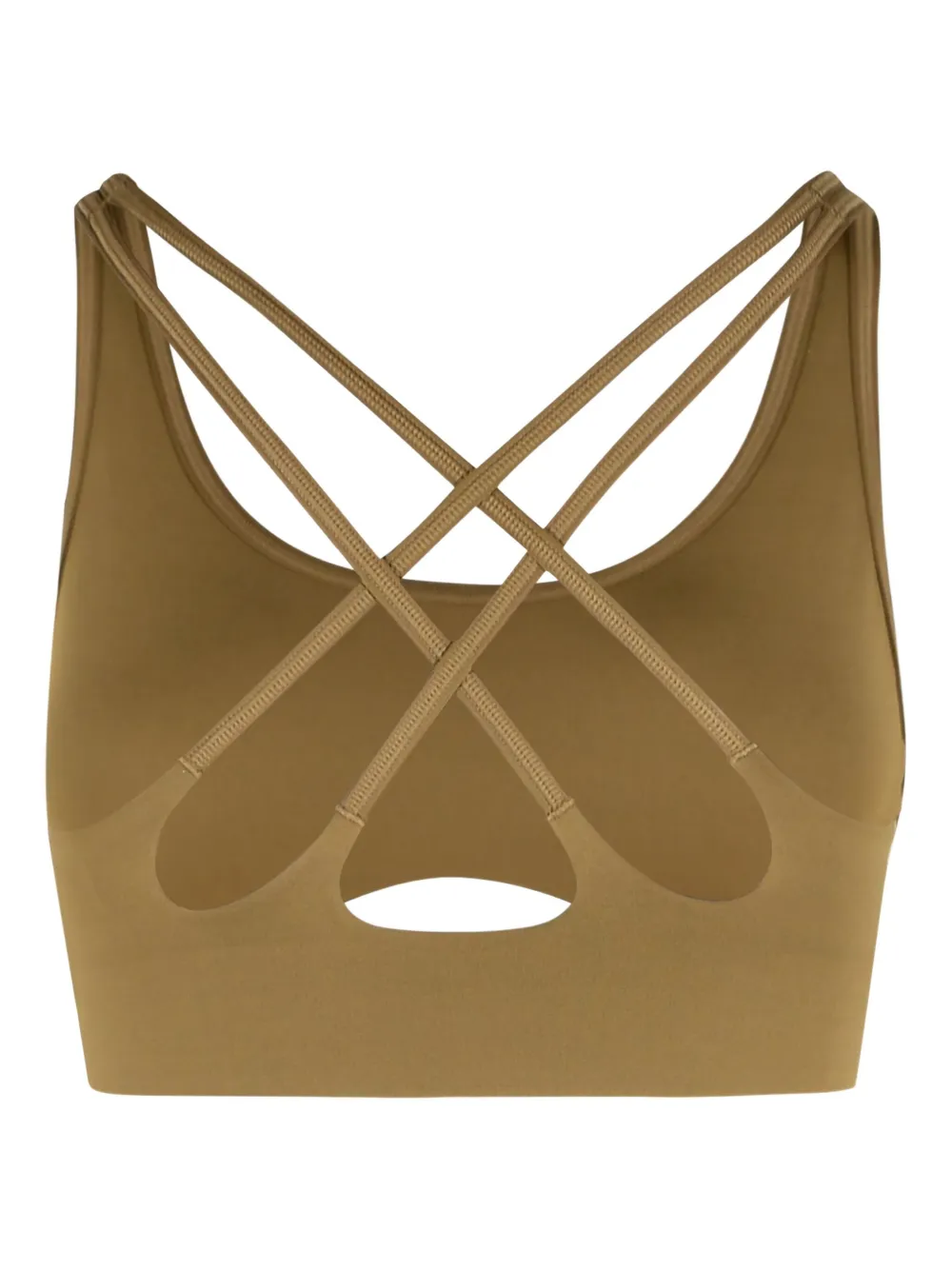 Adidas by Stella McCartney cross-back cutout sports bra - Bruin