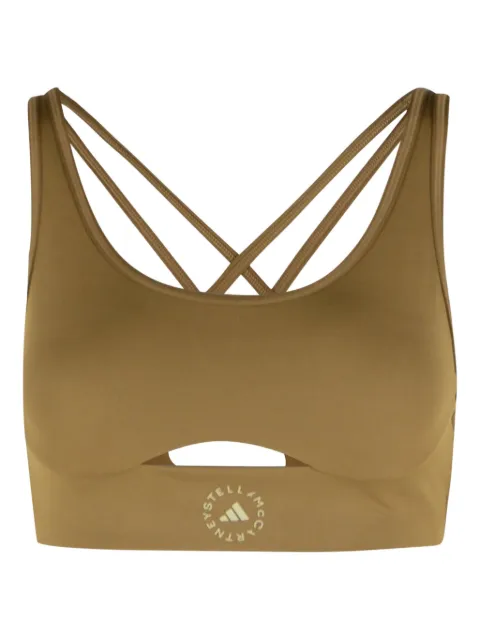 adidas by Stella McCartney cross-back cutout sports bra