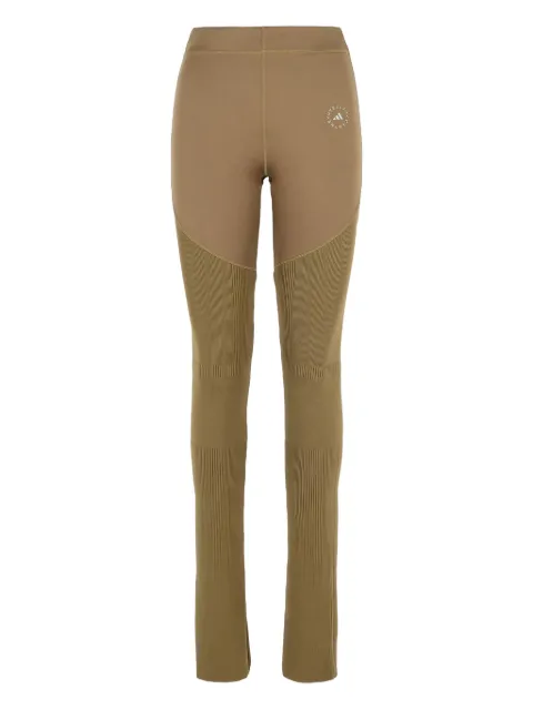 adidas by Stella McCartney logo-print ribbed leggings 