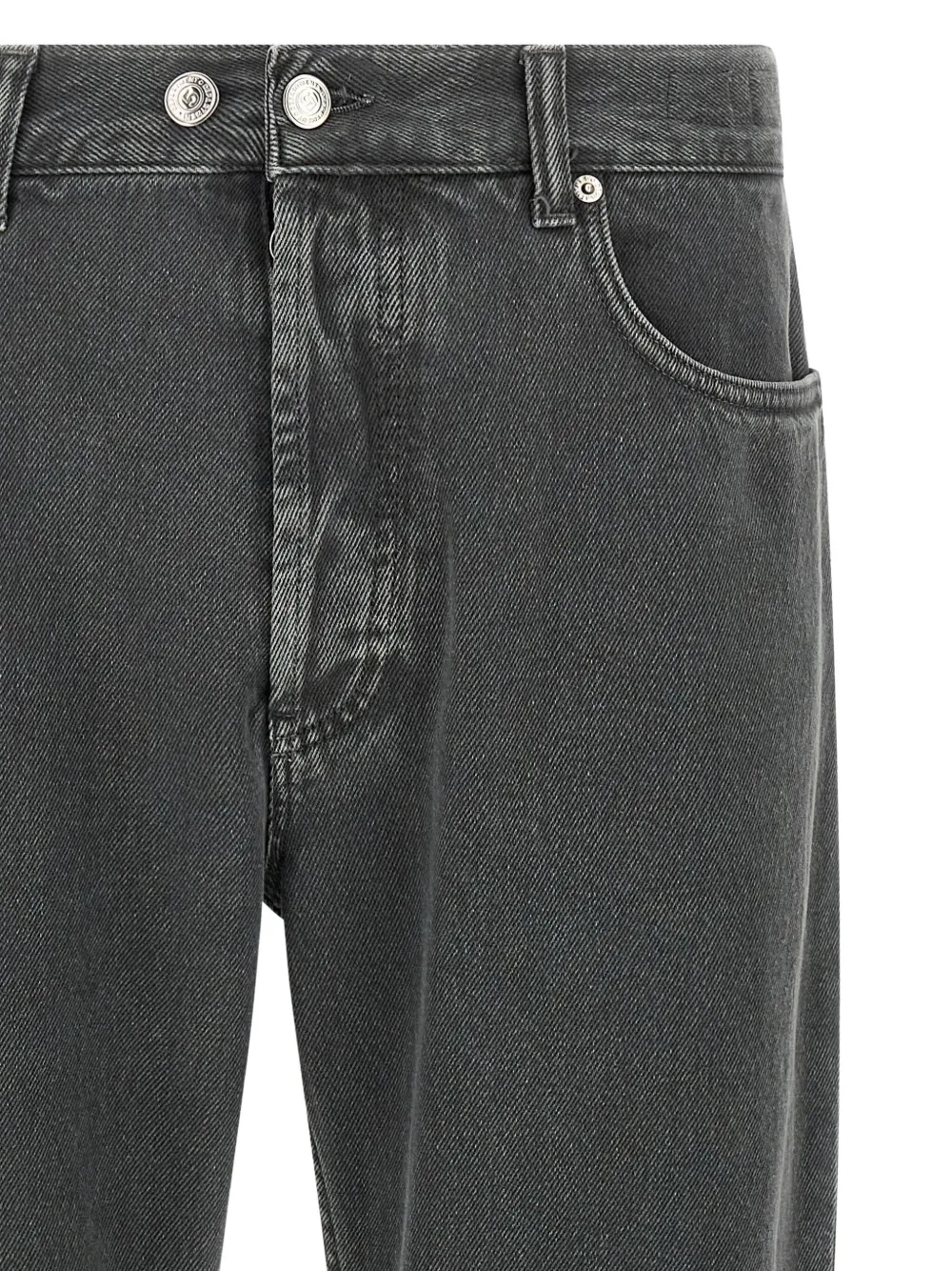 Department Five Musso Logo-patch Jeans In Gray