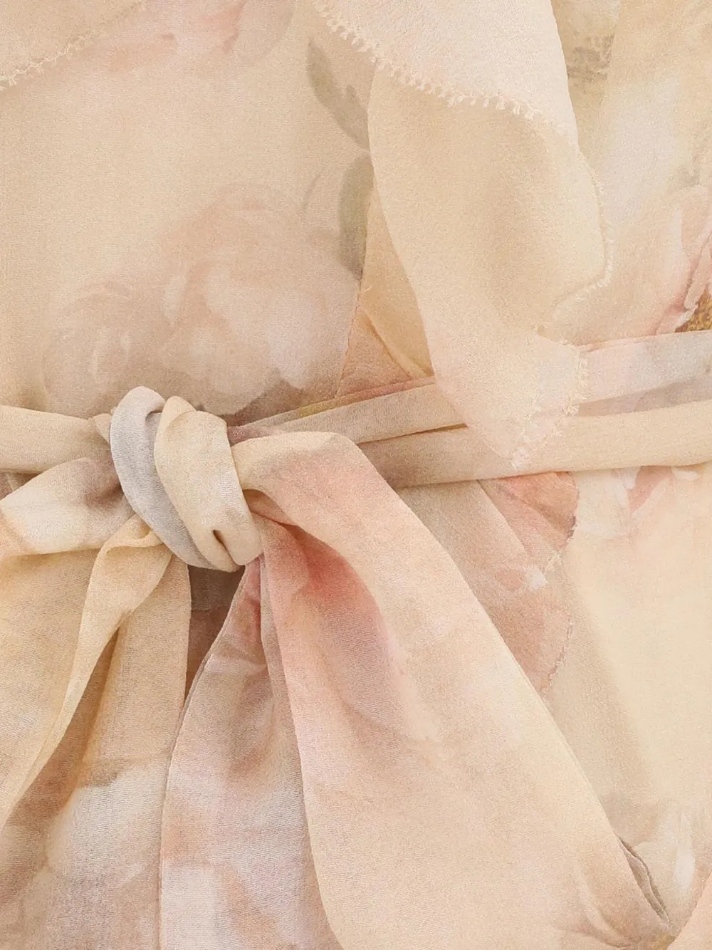 ZIMMERMANN Hypnotic Frill maxi-jurk met ruches Beige