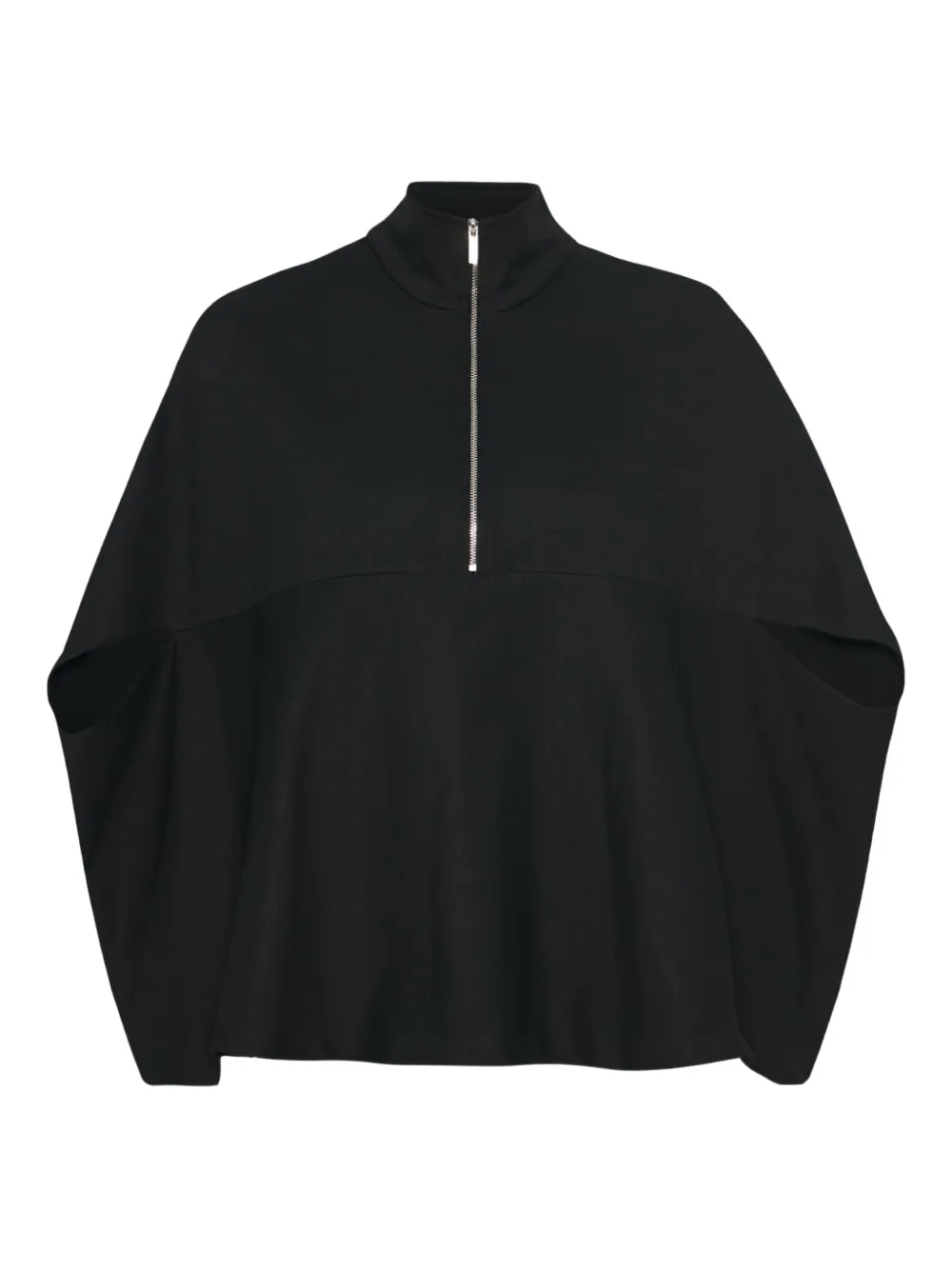 Rosetta Getty zip-up cocoon top | negro | Image 1