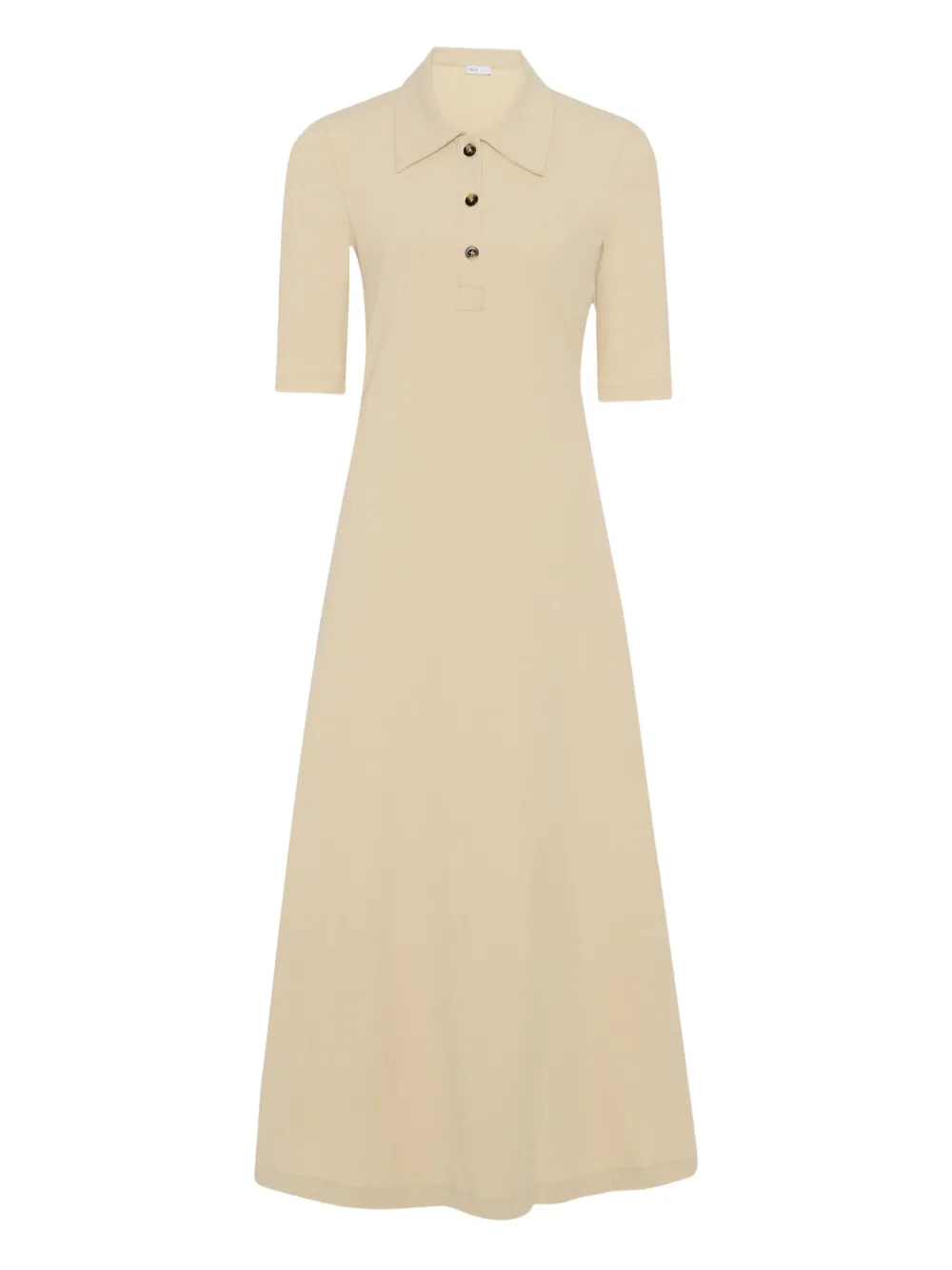 Rosetta Getty Polo Shirt Dress In Neutral