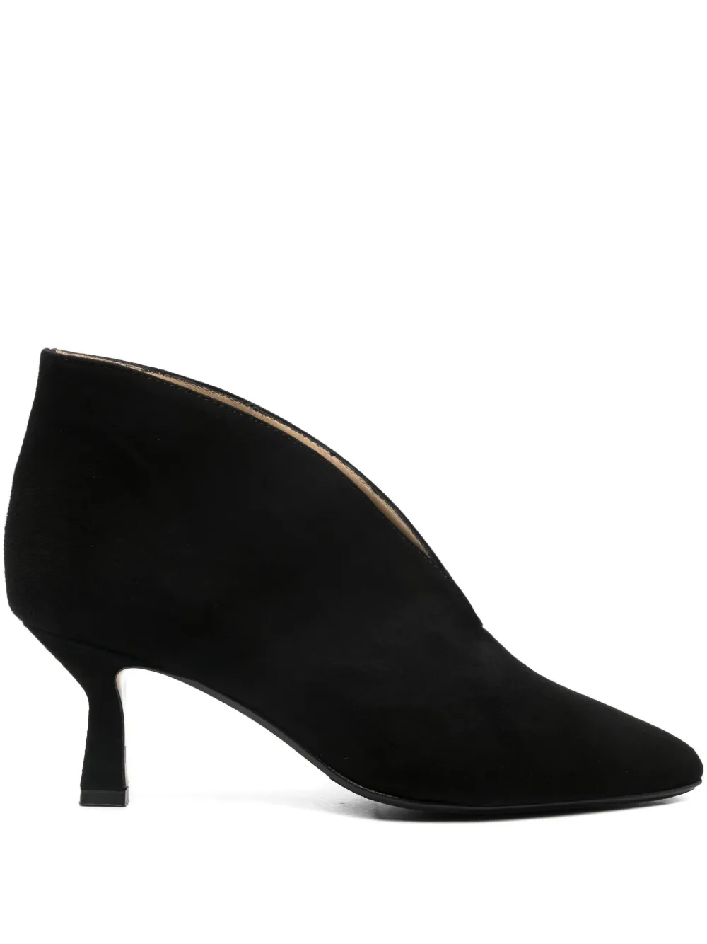 L Arianna 100mm Cut-out Boots In Black